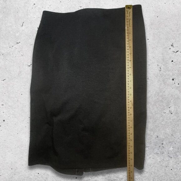 Philosophy Pencil Skirt‎ Clean Lines Tailored Fit Comfortable Fabric Black W 10 - Picture 6 of 8